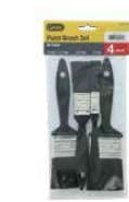 Economy Brushes Trim & Touch-Up Set Single X Thickness