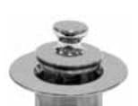 Lift & Turn Waste Shoe Plug, Complete