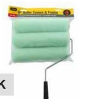 9" Roller Covers & Frame – 4 pk.