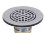 4" Duo Strainer Assemblies - Flat Top Sink Strainer