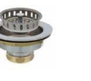 4" Duo Strainer Assemblies - Cast Brass Duo Assembly, CP
