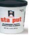 Plumber's Putty & Pastes - Hercules Sta-Put Plumber's Putty