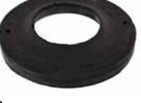 Floor Flanges - Sponge Rubber Toilet Gaskets w/ Bolt Holes