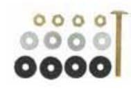 Close-Coupled (Tank-To-Bowl) - Extra Heavy Solid Brass Close-Coupled Bolt Sets