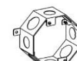 4 in Octagonal Concrete Boxes