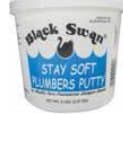 Plumber's Putty & Pastes - Stay-Soft Plumber's Putty