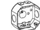3-1/2" Octagon (30) Boxes, Drawn 1-1/2" Deep