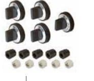 Gas Range - Oven & Range Knob Set