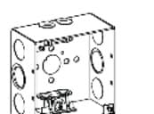 4" Square (4S) Deep Boxes Welded 2-1/8" Deep (MC)