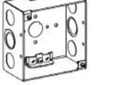 4" Square (4S) Deep Boxes Welded 2-1/8" Deep (NM)