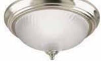 Brushed Nickel 1-Light Ceiling Fixture