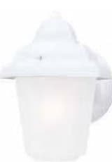 Textured White Outdoor Coach Light