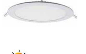 12W Thin LED Panel — Round 3000K Dimmable