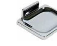 Soap Dish Concealed Screw, Square Style