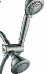 Shower Heads - 5-Function Massage Hand Shower & Shower Head Set