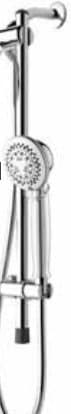 Shower Heads - 5-Function Massage Hand Shower, Shower Head Slide Bar Set