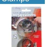6 pk. Hose Clamps