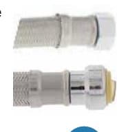 PipeBite Push-On Water Heater Connector