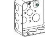4-11/16" Square (5S) Boxes Drawn 2-1/8" Deep