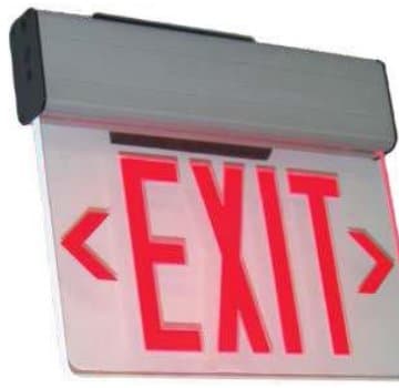 Edge-Lit LED Exit Sign (Surface-Mount)