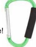 6" Giant Carabiner w/ Padded Grip