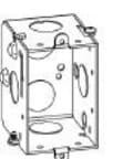 Gangable Switch Boxes, 2-1/2 in Deep