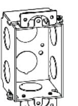Shallow Gangable Switch Boxes, 2 in Deep