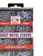 Fasteners in Storage Boxes