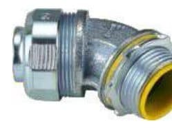 Malleable Iron Insulated 45° Angle Liquid Tight Connectors