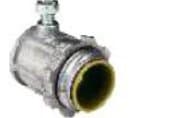 Zinc Die Cast Insulated EMT Couplings Set-Screw Type