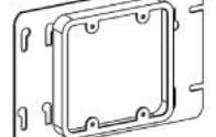 Device Rings for Multigang Boxes, 2 to 10 Gangs, Raised 3/4 in