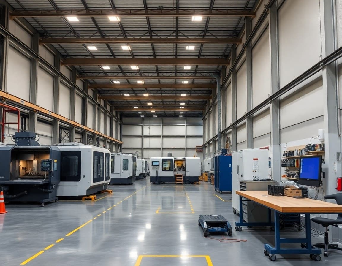 Defense fabrication facility floor